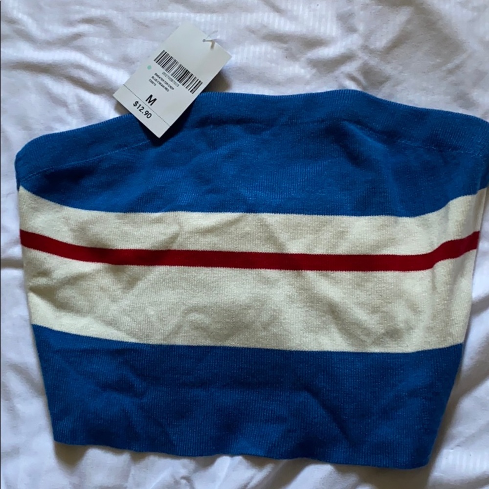 Red White & Blue Tube Top